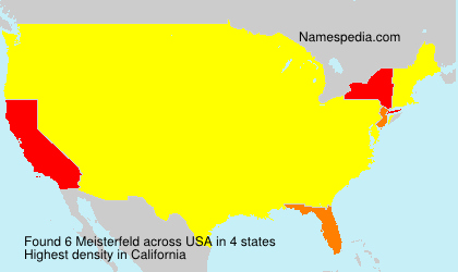 Surname Meisterfeld in USA Surname Meisterfeld in USA