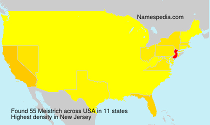 Surname Meistrich in USA Surname Meistrich in USA