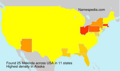 Surname Mekinda in USA Surname Mekinda in USA