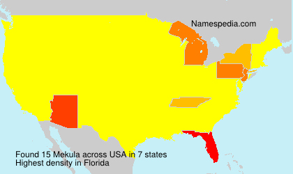 Surname Mekula in USA Surname Mekula in USA