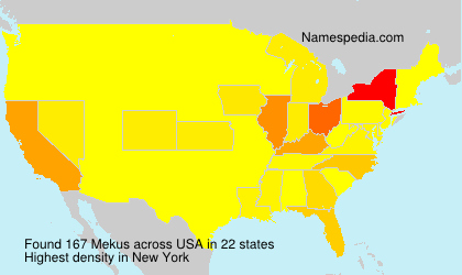 Surname Mekus in USA Surname Mekus in USA