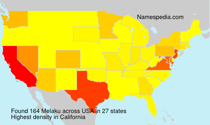 Surname Melaku in USA Surname Melaku in USA