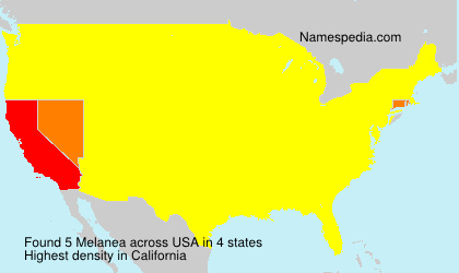 Surname Melanea in USA Surname Melanea in USA