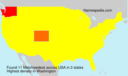 Surname Melchisedeck in USA Surname Melchisedeck in USA