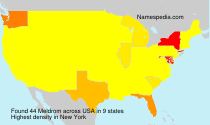 Surname Meldrom in USA Surname Meldrom in USA