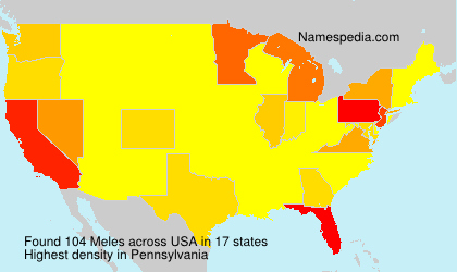 Surname Meles in USA Surname Meles in USA