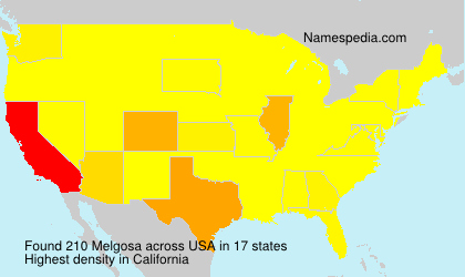 Surname Melgosa in USA Surname Melgosa in USA