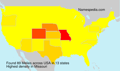 Surname Melies in USA Surname Melies in USA