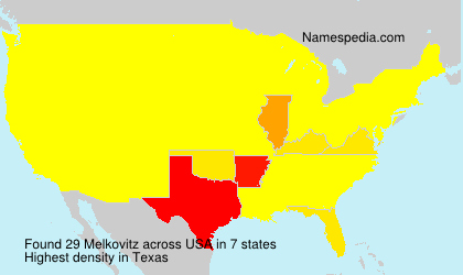 Surname Melkovitz in USA Surname Melkovitz in USA