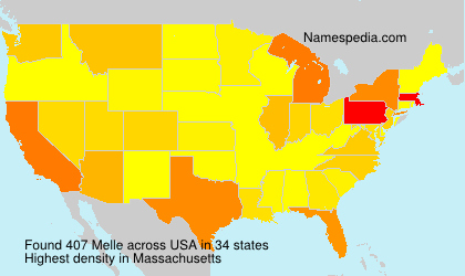 Surname Melle in USA