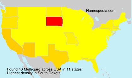 Surname Mellegard in USA Surname Mellegard in USA