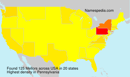 Surname Mellors in USA Surname Mellors in USA