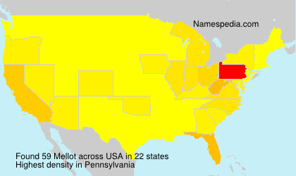Surname Mellot in USA Surname Mellot in USA