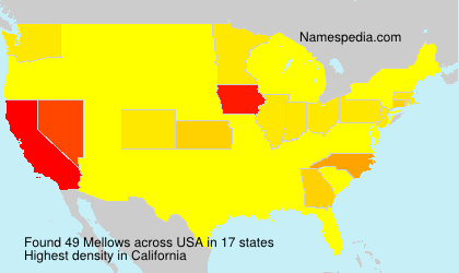 Surname Mellows in USA Surname Mellows in USA