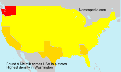 Surname Melmik in USA Surname Melmik in USA