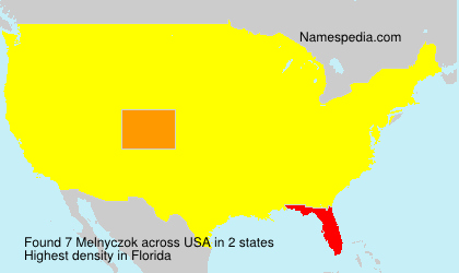 Surname Melnyczok in USA Surname Melnyczok in USA