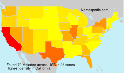 Surname Melodee in USA Surname Melodee in USA