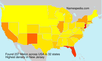Surname Melon in USA Surname Melon in USA