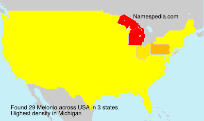 Surname Melonio in USA Surname Melonio in USA