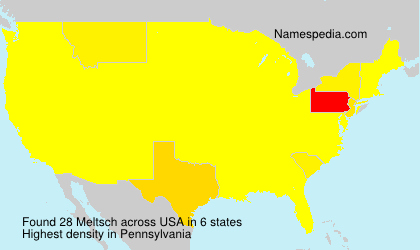 Surname Meltsch in USA Surname Meltsch in USA