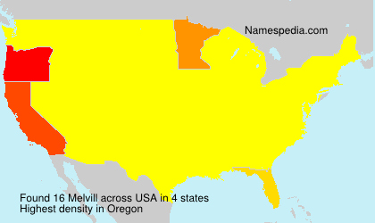 Surname Melvill in USA Surname Melvill in USA