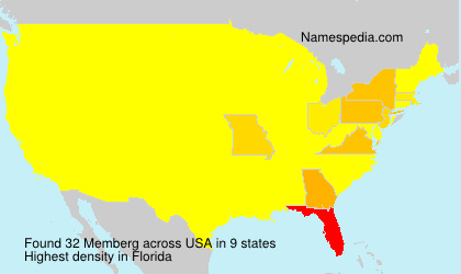 Surname Memberg in USA Surname Memberg in USA