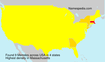 Surname Memdes in USA Surname Memdes in USA