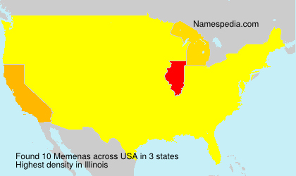 Surname Memenas in USA Surname Memenas in USA