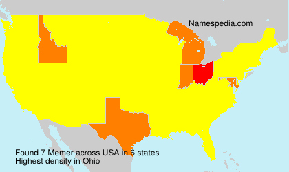 Surname Memer in USA Surname Memer in USA