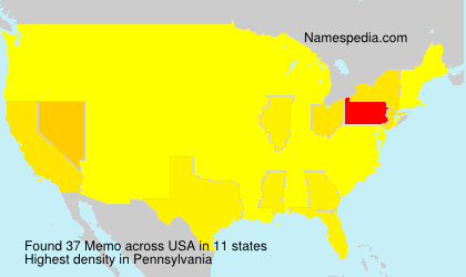 Surname Memo in USA Surname Memo in USA