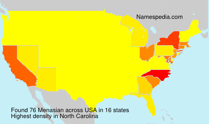 Surname Menasian in USA Surname Menasian in USA