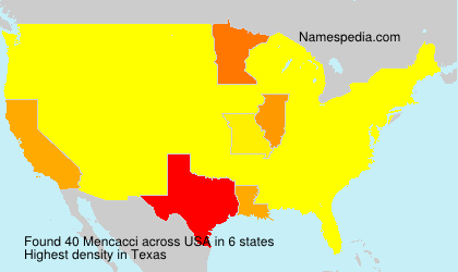 Surname Mencacci in USA Surname Mencacci in USA
