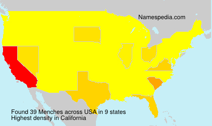 Surname Menches in USA Surname Menches in USA