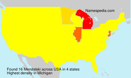 Surname Mendalski in USA Surname Mendalski in USA