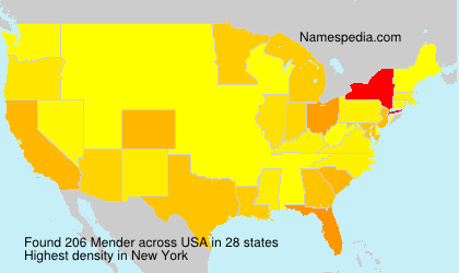 Surname Mender in USA Surname Mender in USA