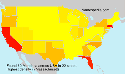 Surname Mendoca in USA Surname Mendoca in USA