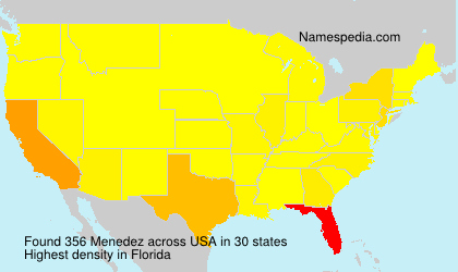 Surname Menedez in USA Surname Menedez in USA