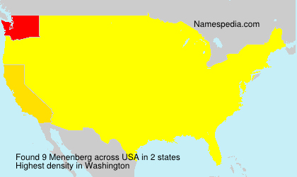 Surname Menenberg in USA Surname Menenberg in USA