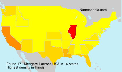 Surname Mengarelli in USA Surname Mengarelli in USA