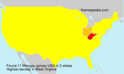 Surname Mengeu in USA Surname Mengeu in USA