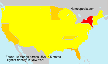 Surname Mengs in USA Surname Mengs in USA