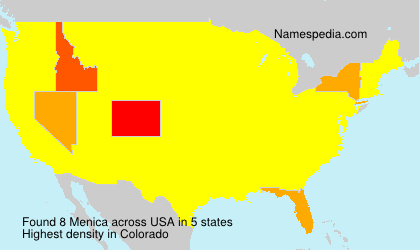 Surname Menica in USA Surname Menica in USA