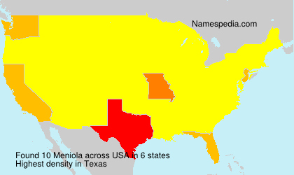 Surname Meniola in USA Surname Meniola in USA