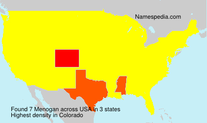 Surname Menogan in USA Surname Menogan in USA