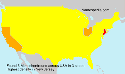 Surname Menschenfreund in USA Surname Menschenfreund in USA