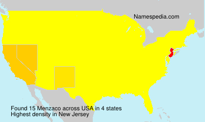 Surname Menzaco in USA Surname Menzaco in USA