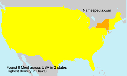 Surname Meot in USA Surname Meot in USA