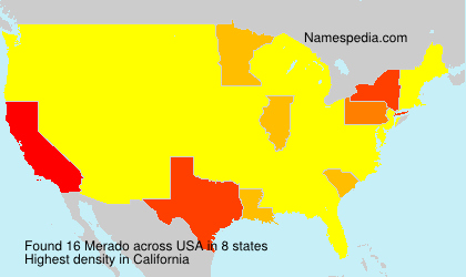 Surname Merado in USA Surname Merado in USA