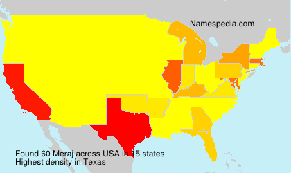 Surname Meraj in USA Surname Meraj in USA