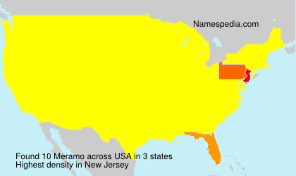 Surname Meramo in USA Surname Meramo in USA